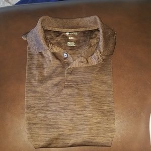 Brown polo shirt